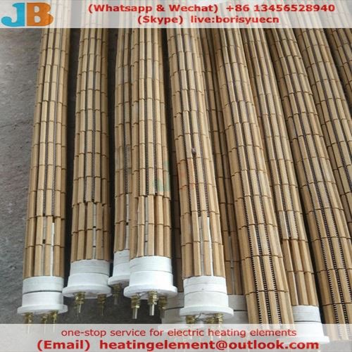 Бял & Жълт високотемпературен електрически нагревателен елемент Cordierite ке...